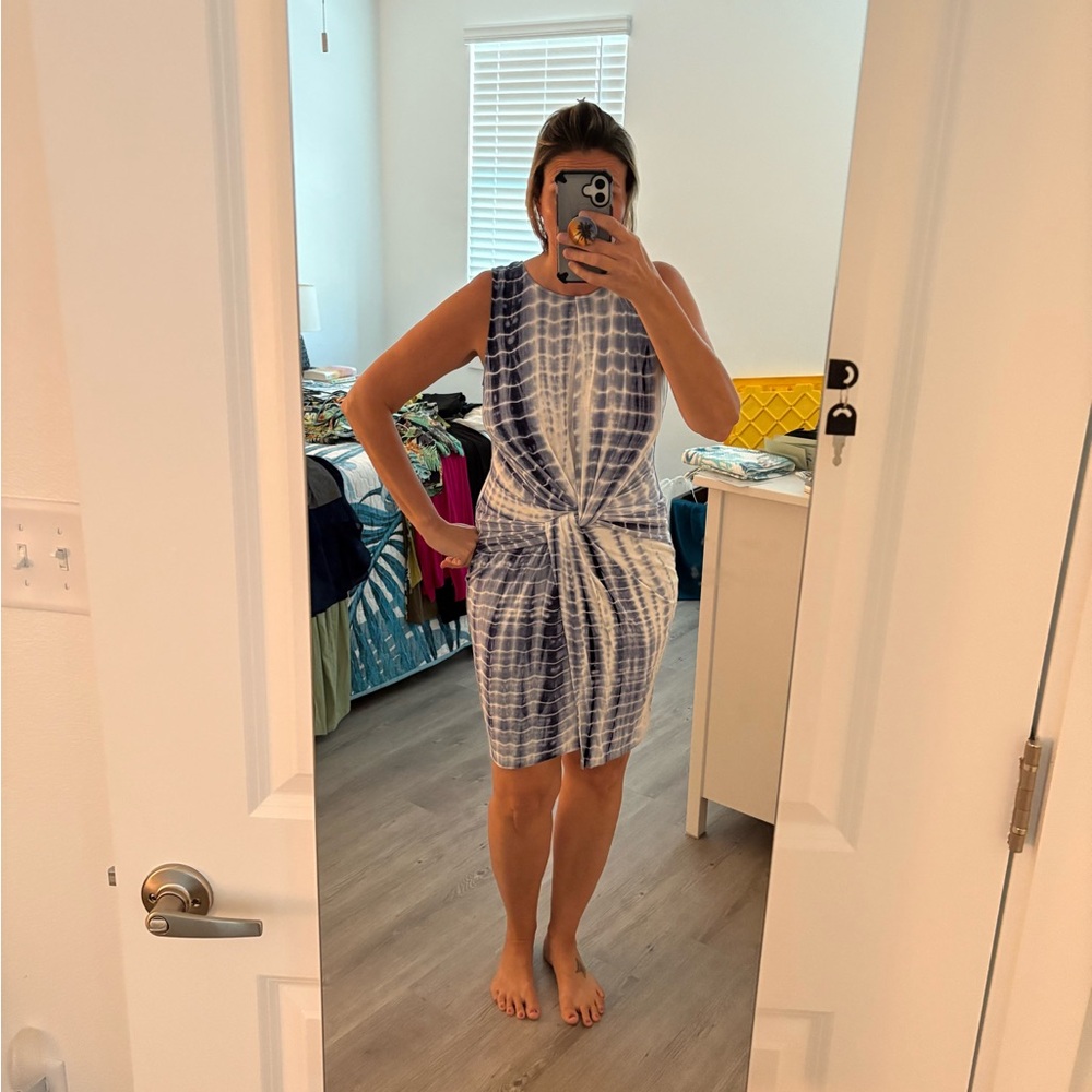 Short(midi) tie dye dress